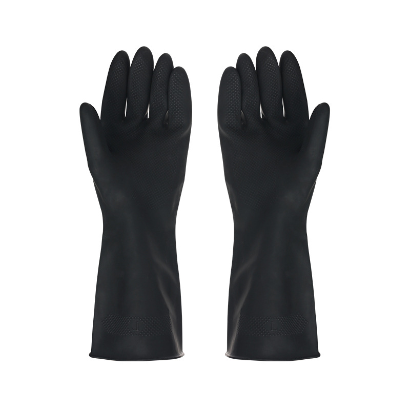 Commercial Kitchen Gloves - 1 çift siyah eldiven ev yıkama