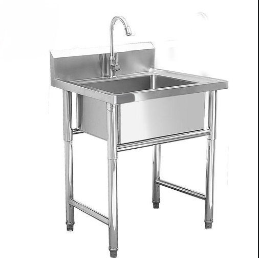Commercial Kitchen Sink - Paslanmaz çelik ayaklı tek bölmeli ticari