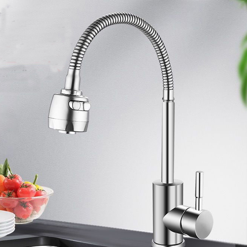 Commercial Kitchen Faucets - Evrensel Dönüşlü Tek Soğuk Su Mutfak