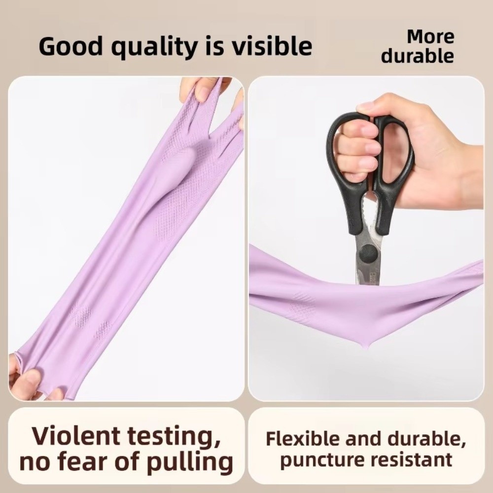 Commercial Kitchen Gloves - Lateks Bulaşık Yıkama Eldivenleri Pamuklu Astarlı