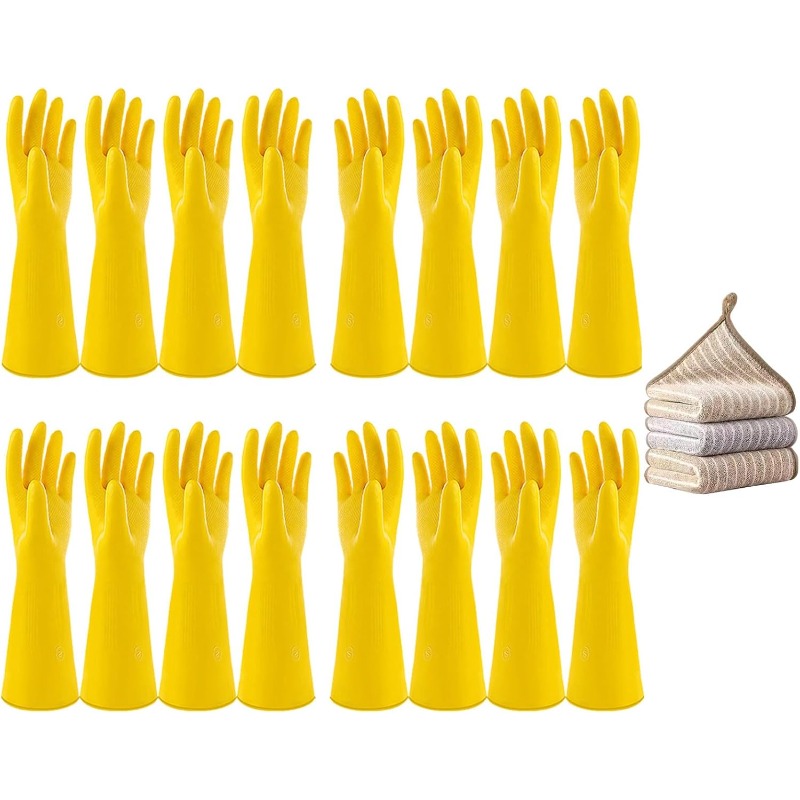 Commercial Kitchen Gloves - Mutfak için 3 çift bulaşık yıkama