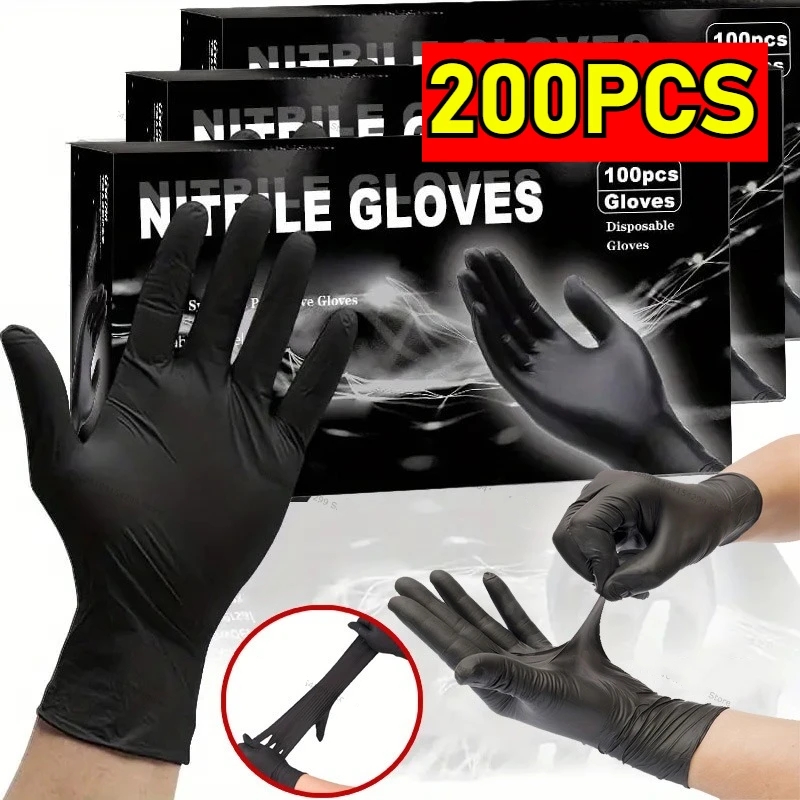 Commercial Kitchen Gloves - Tek kullanımlık nitril su geçirmez eldivenler