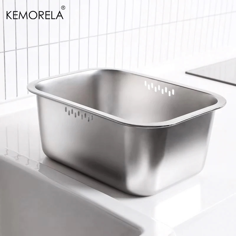 Commercial Kitchen Sink - 10L Taşınabilir Paslanmaz Çelik Bulaşık Kase