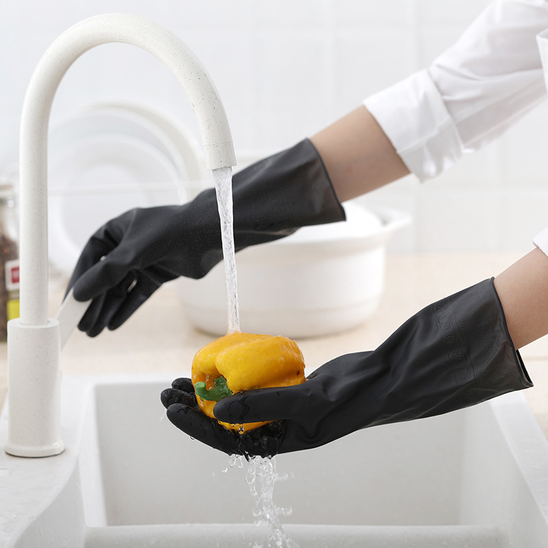 1 çift siyah eldiven ev yıkama - Commercial Kitchen Gloves incelemesi ve fiyatı