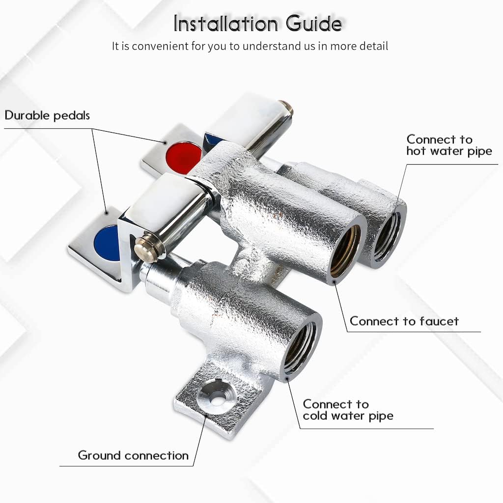 Pirinç Çift Kollu Sıcak ve Soğ - Commercial Kitchen Sink incelemesi ve fiyatı