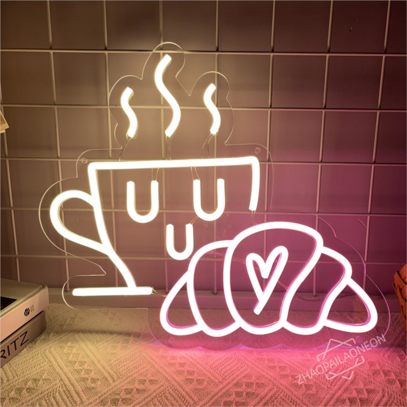 Kahve Ekmek Neon Burcu Kruvasa - Commercial Kitchen Walls incelemesi ve fiyatı