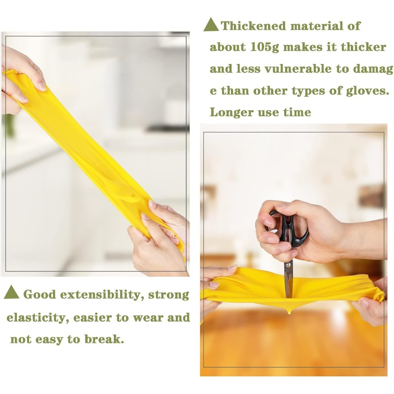 Mutfak için 3 çift bulaşık yık - Commercial Kitchen Gloves incelemesi ve fiyatı