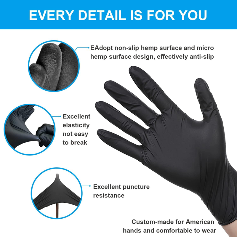 Tek kullanımlık nitril su geçi - Commercial Kitchen Gloves incelemesi ve fiyatı