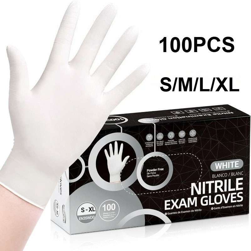 10-100 Adet Beyaz Tek Kullanım - Commercial Kitchen Gloves incelemesi ve fiyatı