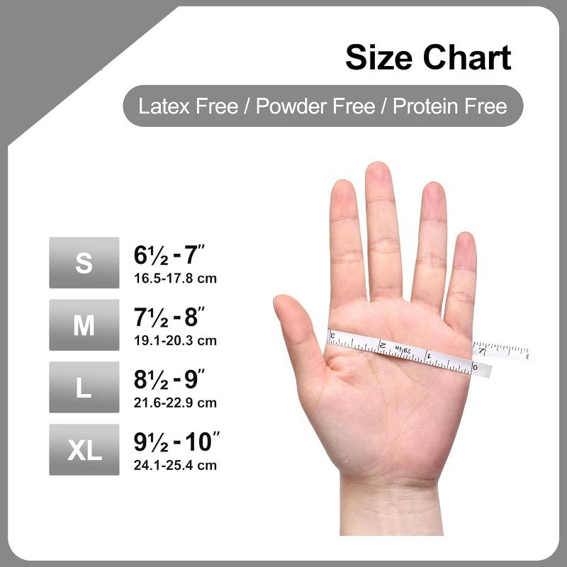 10-100 Adet Beyaz Tek Kullanım - Commercial Kitchen Gloves incelemesi ve fiyatı