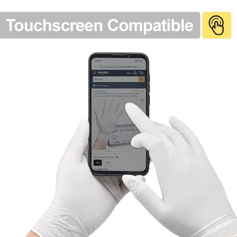 10-100 Adet Beyaz Tek Kullanım - Commercial Kitchen Gloves incelemesi ve fiyatı