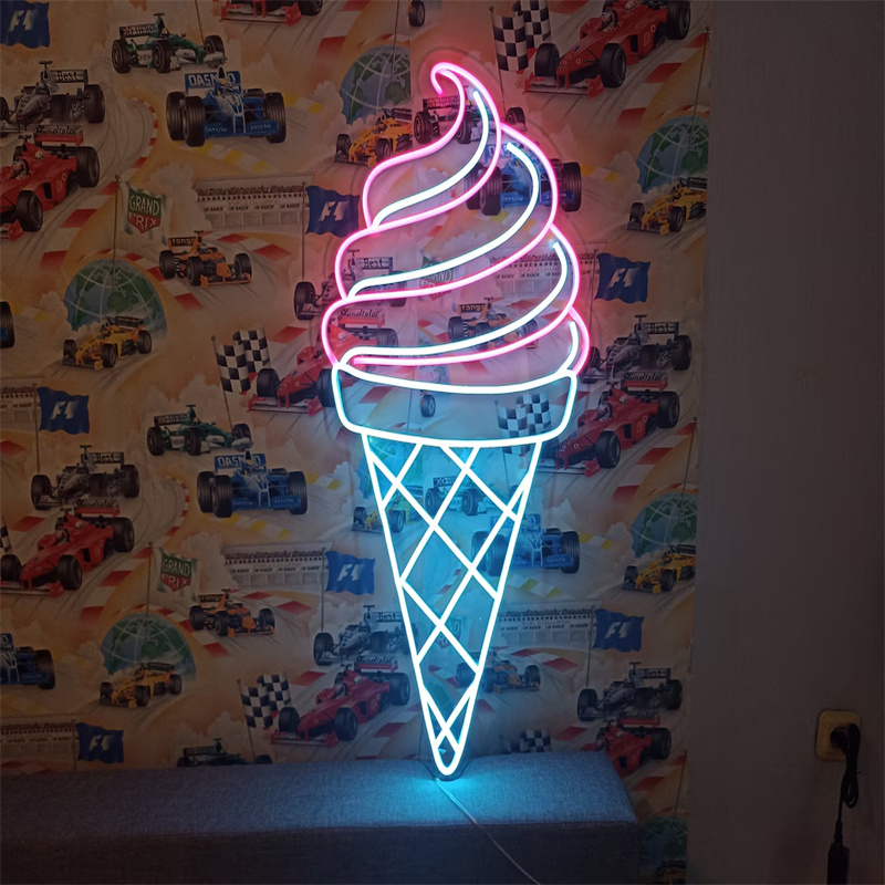 Dondurma LED Neon işık | Ev iç - Commercial Kitchen Walls incelemesi ve fiyatı