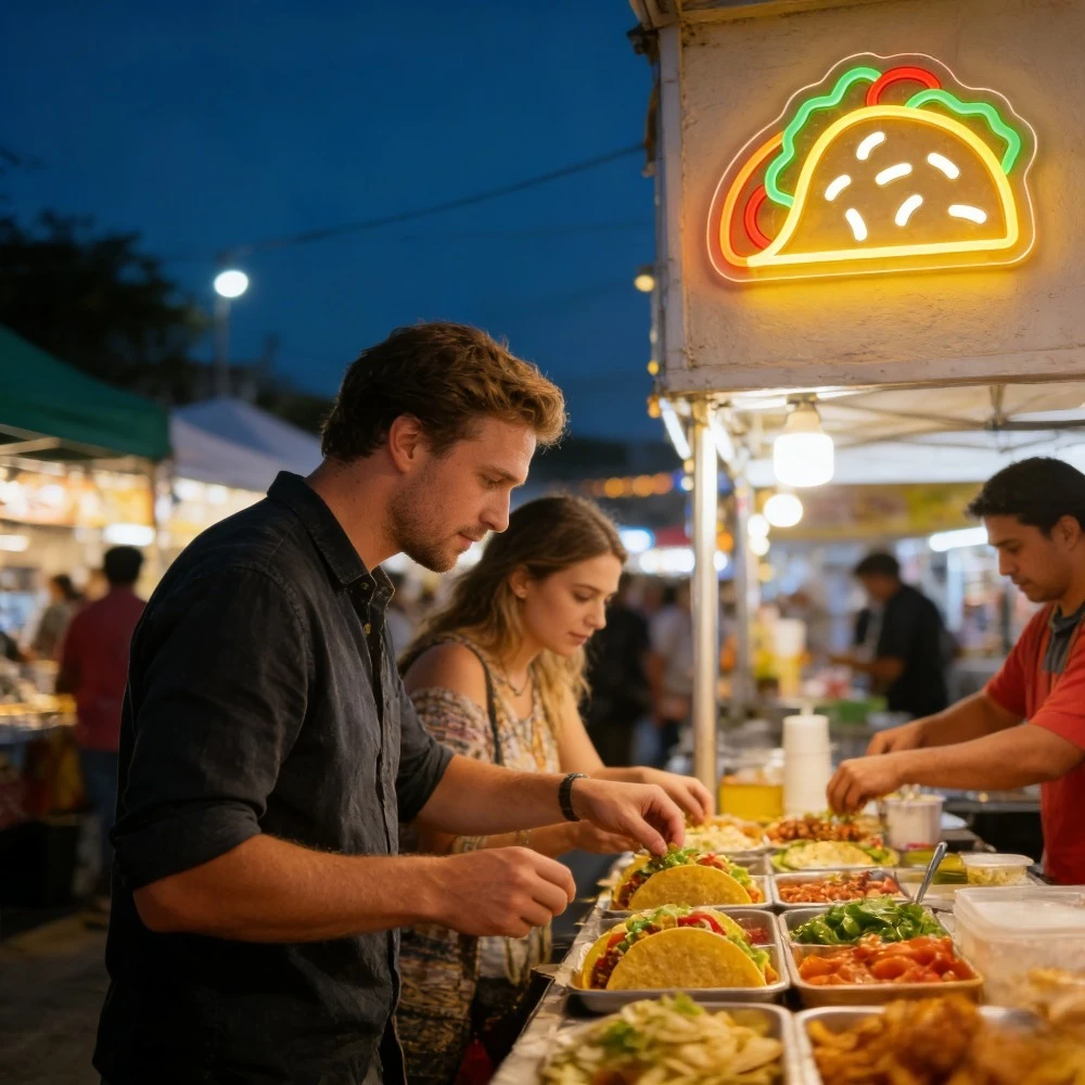 Taco Neon Tabela LED USB Kısıl - Commercial Kitchen Walls incelemesi ve fiyatı