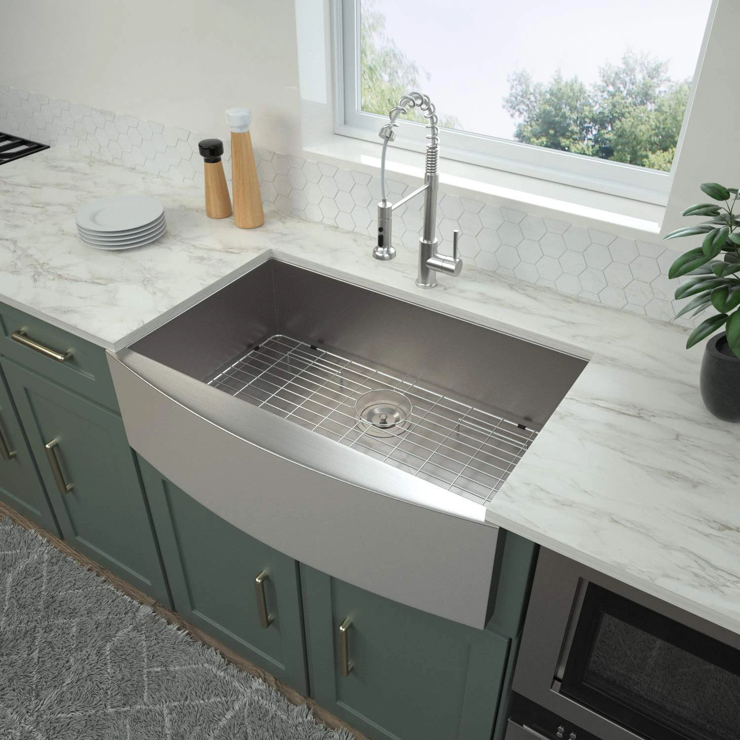 Yeni Ticari 30 İnç 304 Paslanm - Commercial Kitchen Sink incelemesi ve fiyatı