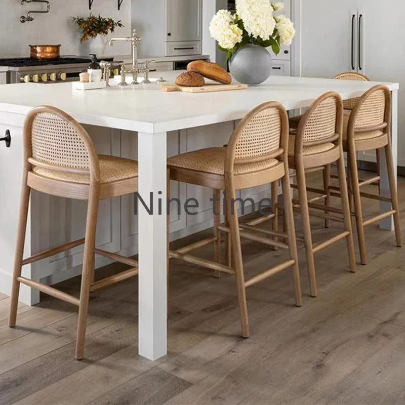 Masif Ahşap Rattan Mutfak Bar  - Commercial Kitchen Design incelemesi ve fiyatı